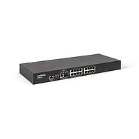 Máy chủ EDS 5000 Device Server, 16 cổng 100-240 VAC & 24/48 VDC đầu vào, 1RU dây nguồn NA Lantronix EDS5016