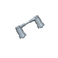 Amphenol LTW RDP5SM-RDP5SM-SR7B01 Cat 5e RJ, Large Size, Plastic, 1.5A, Cat 5e, Right Angle-to-Right Angle, Screw Thread, Overmolded Double Ended, Length 1000mm, IP67