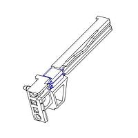 BIVAR CPCI-TGY-T ラック＆ラックキャビネット TRNS CRD ガイド T イエロー 2.77インチ 長さ、0.118 スロット幅