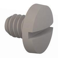Essentra Components 012520B031 Machine Screw Binder Slotted Screw, 1/4-20 Thread, 5/16 in Lg
