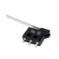 Cần gạt bản lề dài siêu nhỏ lực 20gf tiếp xúc mạ vàng bạc Omron Electronics J-7-V4