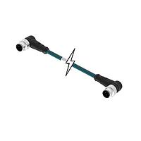 Molex 1201080170 Sensor Cables / Actuator Cables MIC 4P M/MP 90/90 D-CODED 4M TPE