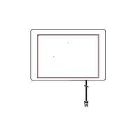 Hantronix HDA570V-GH TFT LCD 디스플레이 모듈 5.7인치 VGA TFT WHT LCD 640 x 480