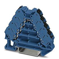 PHOENIX CONTACT 3270181 导轨端子排 FTRV 4-PV 蓝色/黑色