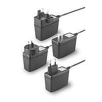 Cincon TRG1506-S-12E02-Level-VI 고정 플러그 스위칭 어댑터, 레벨 VI, 벽걸이형, 15 와트, 90-264VAC 입력, 6VDC 출력, AU, 5.5x2.5x12mm, 직선형, DC 케이블 1220mm