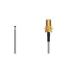 Bộ cáp RF I-Pex MHF4L2SMA R Mted BHJck, Dài=50mm cáp 1.13mm màu đen 6GHZ GCT (Global Connector Technology) CAB556RF-0050-A-1