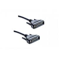 Cáp D-Sub D-Sub, Tiêu chuẩn, Kim loại, 5A, 25 chân, Đầu nối cái, Tiếp điểm cái, Thẳng đến thẳng, Ren vít, Đầu đôi bọc khuôn, Chiều dài 10000mm, IP67 Amphenol LTW SDB25FL-SDBFL-SA010