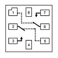 Mạch tích hợp công tắc tương tự RON thấp Điện áp thấp SPST kép Fairchild FSA1258L8X