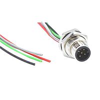 NorComp MPM12A05I12AR02 Sensor Cables / Actuator Cables M12 5P ML BRSS/NKL REAR PG9 12 PIGTAIL