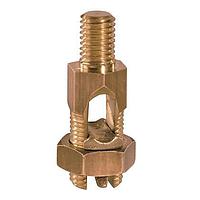 Panduit SP2-2/0-Q Grounding Connector Bronze Service Post Connector, #2 SOL-2/