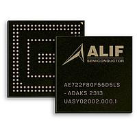 Alif Semiconductor AE722F80F55D5LS-Y ARM Microcontrollers - MCU E7 fusion processor with 2x Cortex-A32, 2x Cortex M-55, 2x Ethos U-55, 5.5MB MRAM, 13.5MB SRAM, max peripherals, FBGA194
