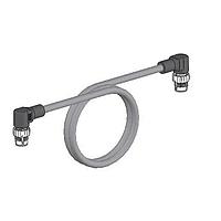 Cáp Cat 5e 0.3M 2 Đầu Kết Nối M12 Góc Phải Cả Hai Đầu Omron Automation and Safety XS5W-T422-AM2-K