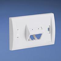 Panduit UICFPHSE2WH Faceplate Kit Faceplate, 2 Port, Executive, Horizontal