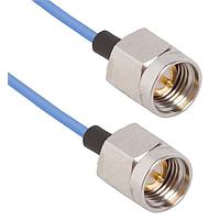 Amphenol SV Microwave MSSMA-047SF-MSSMA-060 RF Cable Assemblies SMA Straight M to SMA Straight M 6"Cable