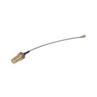 Molex 89762-9524 RF Cable Assemblies SMA Straight Bulk Head Jack-to-MCRF Plug, 1.13mm Cable, Length 150.00mm, 50 Ohms
