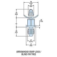 Giá đỡ PCB HBS6-10 V-0 Tự nhiên Heyco 10599F