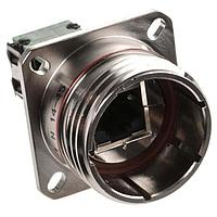 Đầu nối RJ45 cái dạng chữ nhật có chân flange tròn vuông kín khí Amphenol Socapex RJFTV2SC1G