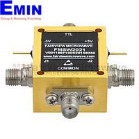 FairviewMicrowave FMSW2021, 2.92mm PIN Diode Switch SPDT (50 Ohm, 2GHz - 40 GHz, +27 dBm, 2.92mm Female)