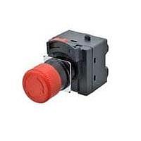 Omron Automation and Safety A22NE-S-P002-N Push Turn Estp 30mm TrnRst 1NC PushIn