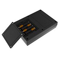 Serpac 1714AA,GY Electrical Enclosures S Series Flat Texture Top w/ 4AA Batt Comp 6.88 x 4.88 x 1.50", Gray