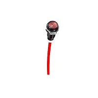 BIVAR LC4-6.000-F9P67PR-4 Flexible Light Pipes Light Pipe, Flexible, 2mm. Fiber Optic Core, 6.0mm. Dia. Low Profile Lens, 6.0in. Length, Yellow