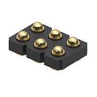 Mill-Max 817-22-006-30-001101 Spring-Loaded Spring-Loaded Hdr,2R Vert Mount, SMT, 6P