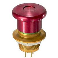 Công tắc an toàn DPDT NC-NON 24V 1A Đèn báo xanh IP65 APEM ES2P41653