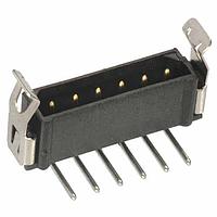 Đầu nối SIL đực 7 vị trí có vỏ bảo vệ, góc phải, có chốt khóa, mạ thiếc/LD Harwin M80-8760722