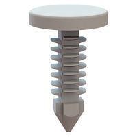 Essentra Components 27RT187640 プッシュインパウルロック、.187穴、.125-.365パネル厚