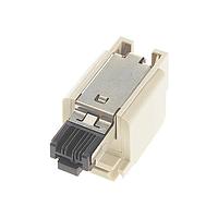 Thân cách điện cắm đực Hybrid Han Brid RJ45C HARTING 09120033011