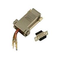 Bộ Chuyển Đổi D-Sub & Đổi Giới Tính 9 Chân Cái sang RJ45 Màu Xám NorComp RJADK09S7080831