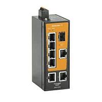 Bộ chuyển mạch Ethernet không quản lý IE-SW-BLB-08-7TX-1FESFP Bộ chuyển mạch mạng, không quản lý, Fast Ethernet, Số cổng: 7x RJ45, 1x khe cắm 100BaseSFP, IP30, -40 C...75 C Weidmuller 2908150000