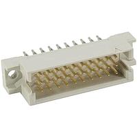 HARTING 09291206904 Headers & Wire Housings DIN 3R male straight, 20pin, press-in 5.0mm tails, PL2 (rows a,c loaded)