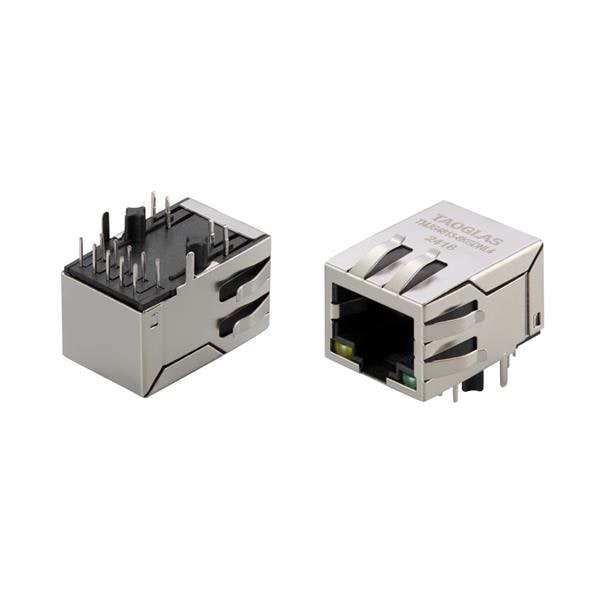 Đầu nối RJ45 RJ45 ICM, 1X1, 1G Base-T, Thân ngắn, Chốt xuống, Mạ vàng ...