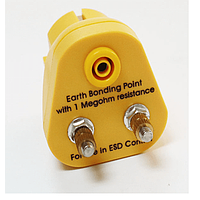 Phích cắm ESD kiểu EU Bosch Static BSC-H10 (EU 1 x Banana Black , 2 x M5 Post)