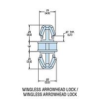Đầu Kết Nối Khoảng Cách Mét HDLSP3-18M V-0 Tự Nhiên Heyco 10551F