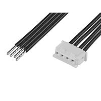 Molex 219679-1040 Discrete Wire Micro-Latch-to-Pigtail (OTS) Cbl Asmbly 2mm Pitch Tin Plating 50mm Length 4 Ckts Natural