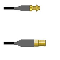 Amphenol Custom Cable Q-2Y03X0008024i RFケーブルアセンブリ SMA-SJB/SMB-SP RG58 24I