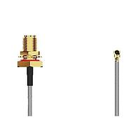 Bộ Dây Cáp RF I-Pex MHF2RPSMA STRJck R Mt 6 GHz, 50mm, 1.13mm xám GCT (Global Connector Technology) CABLE 379 RF-050-A-1