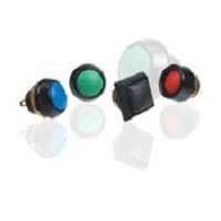 ITW Switches 59-313 工業用スイッチ MINI METAL PANEL SEALED-ALLOY H/R GRN