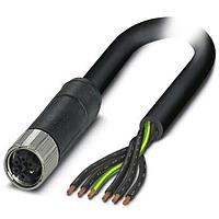 PHOENIX CONTACT 1414914 Sensor Cables / Actuator Cables 6POS Power Cable Black-Gray 3m