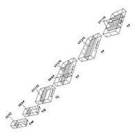 Flambeau 57/135C12PK ディバイダー TF/TJ 導電キャビネット引き出し仕切り 12個セット