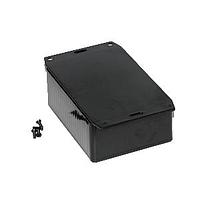 Hammond Manufacturing 1591SF2BK Flanged Enclosure ABS w/Bottom Flange 4.3x1.6x3.2" Black