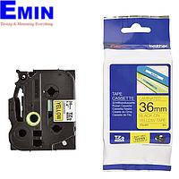 Brother TZe-661 ラベリングテープカセット–黒地に黄色、36mm