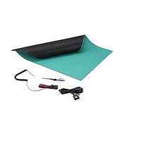 Desco S1460-36600GN 2-Layer Mat 2-LAYER RUBBER MAT GREEN/BLACK, 36" X 50 FT X 0.080", TEXTURED