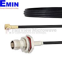 Cáp Snap-On RA MMBX Plug - TNC Female Fairview FMCA1443 (RG174 Coax; 3 GHz )