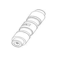 Bộ Ghép Nối Dây Đơn Tiếp Xúc Kiểu In-Line DEUTSCH - TE Connectivity CTL-20-090