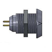 NorComp 8P1P008210GRF01 Connectors 1P 8P female VRTCL panel frnt mnt -grey