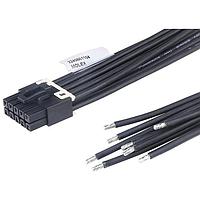 Molex 224086-1104 OTS Cable Assembly Mini-Fit Max Female-to-Pigtail Cable ASSY Tin Plt 10 Ckts 600mm Lgth 2.5mm Blk