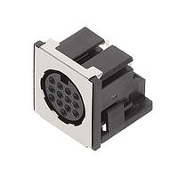 Đầu nối 3 13 chân, Đầu nhận, Góc phải, Lỗ xuyên, Có chắn, Đầu nối tròn DIN tiêu chuẩn Same Sky (formerly CUI Devices) SDF-130J